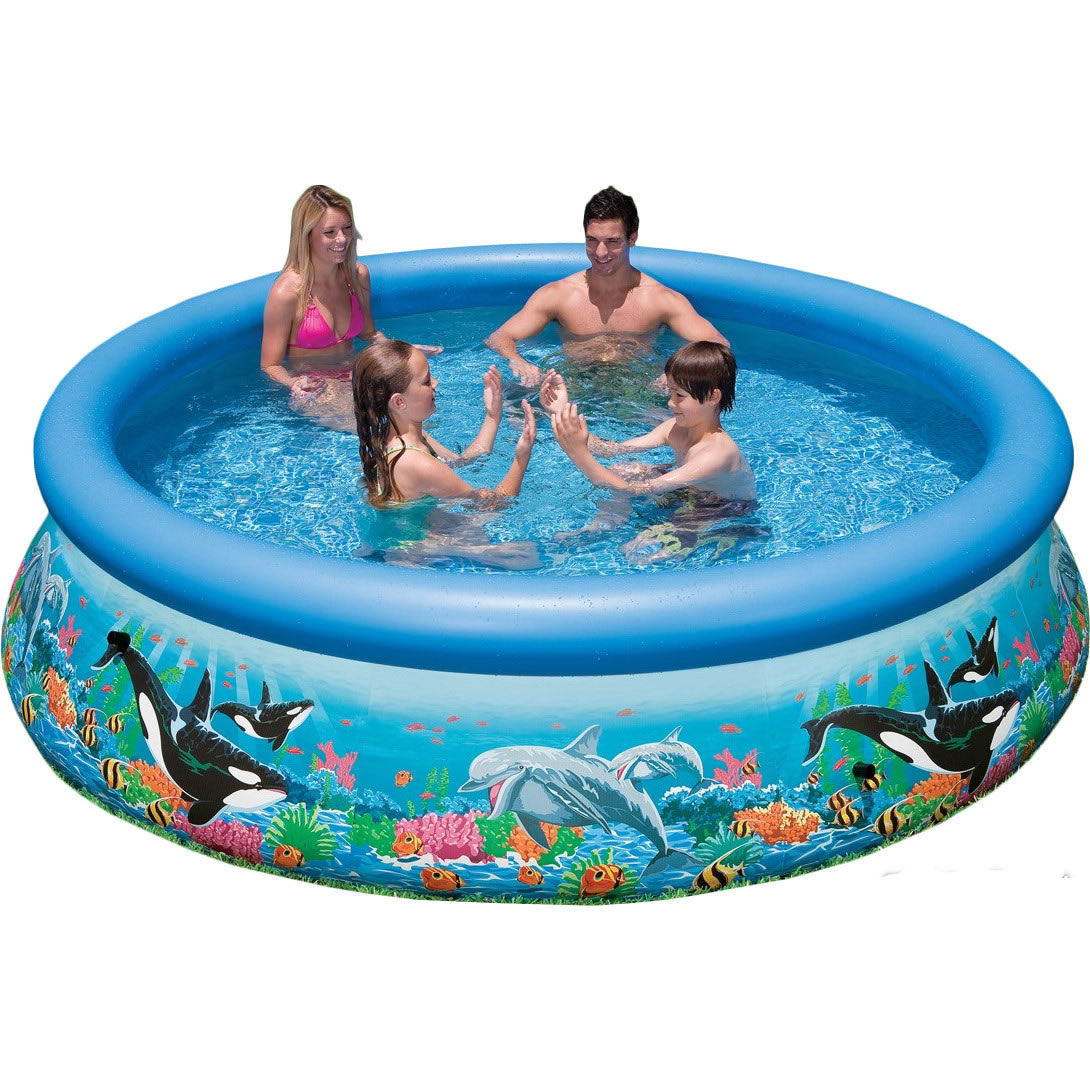 pool-j.com】家庭用大型プール専門販売店/INTEX10ftイージーセットプール