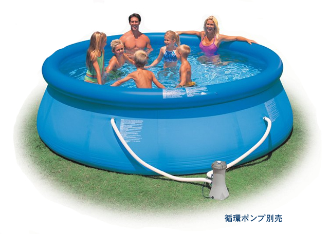 pool-j.com】家庭用大型プール専門販売店/INTEX社13ftイージーセットプール